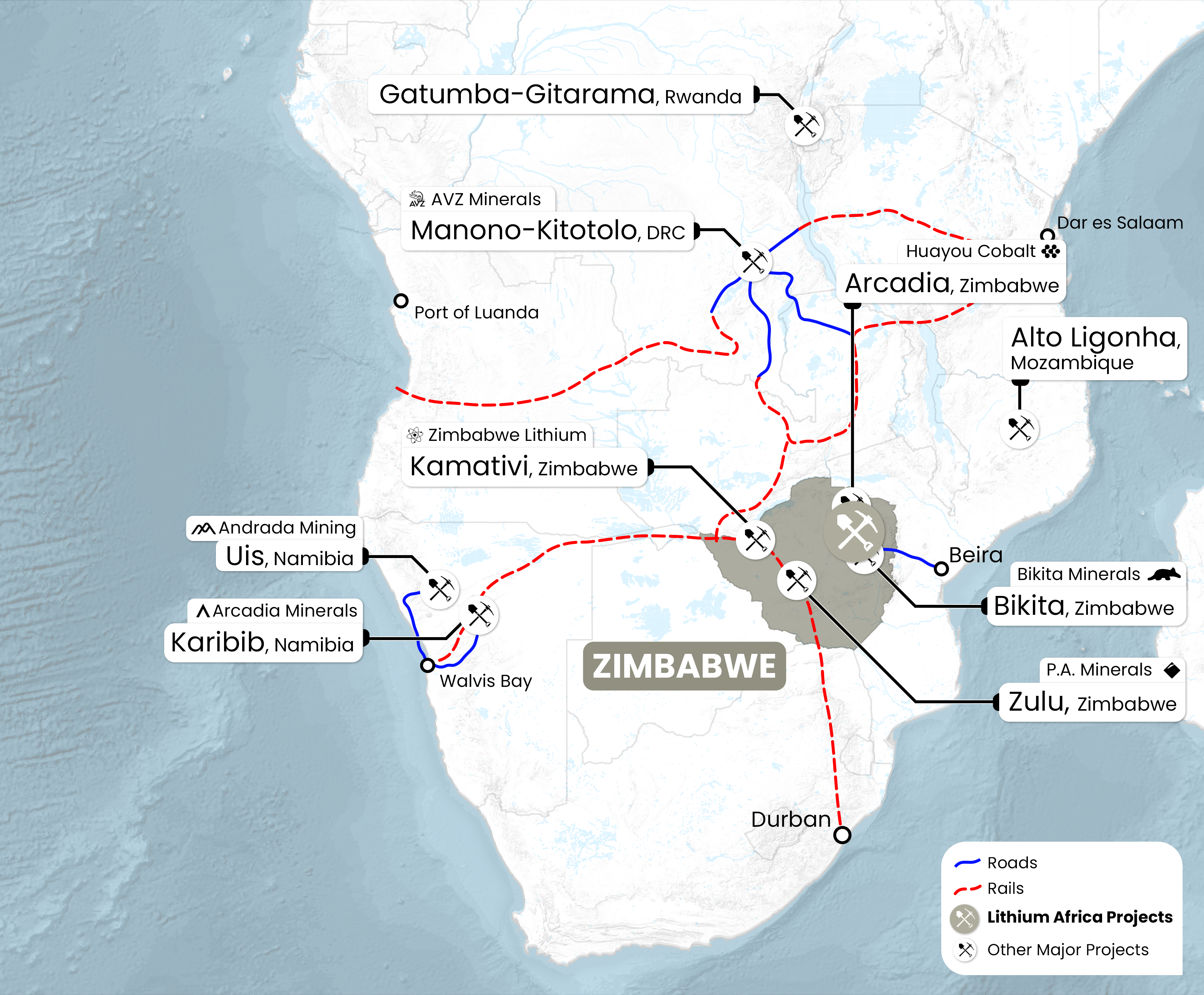 Zimbabwe Lithium exploration Projects - Lithium Africa